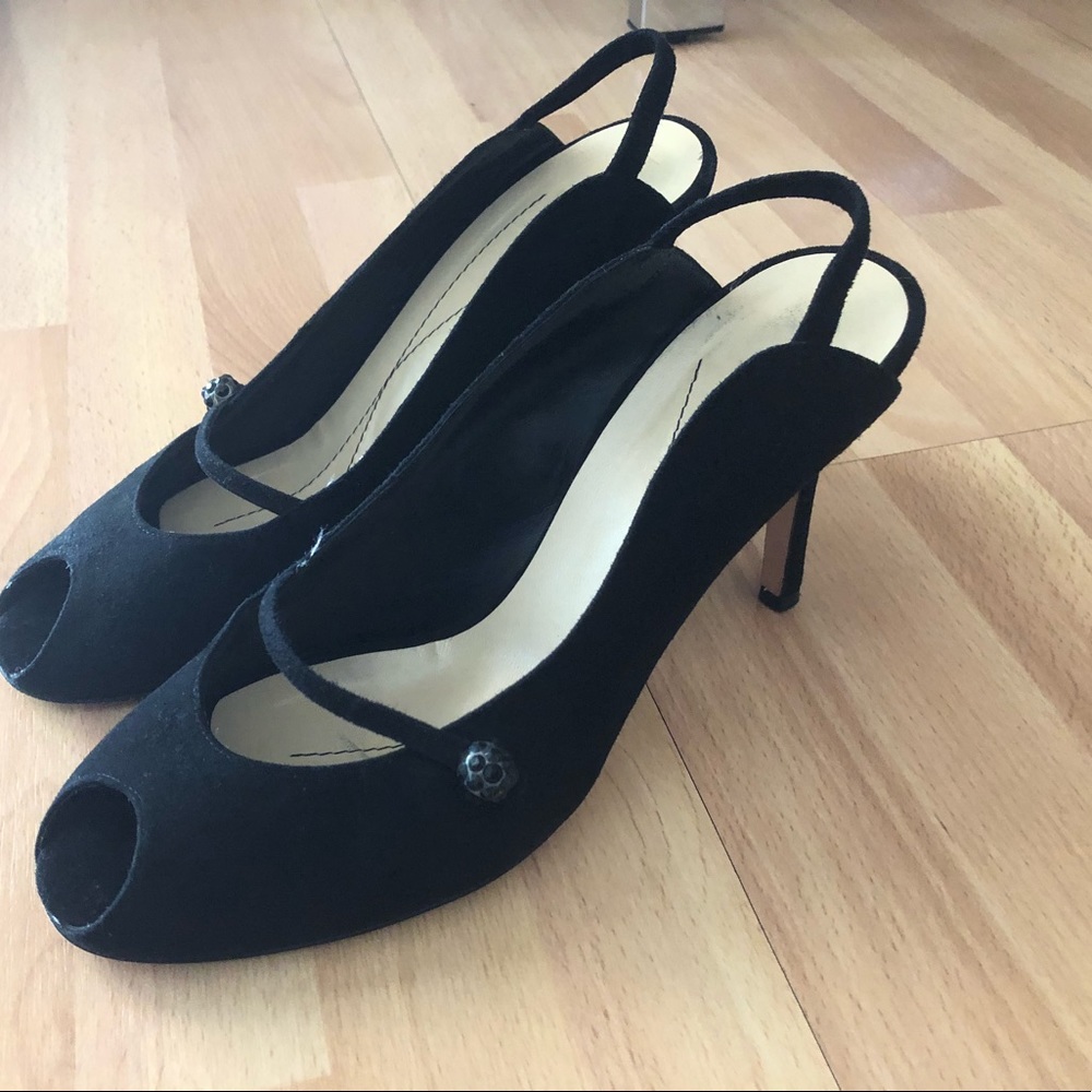 Kate Spade Black Suede Pump